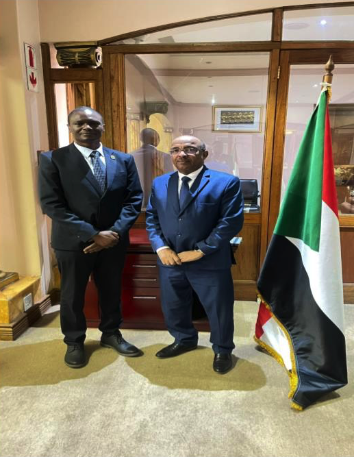 SUDANESE AMBASSADOR MEETS AFCONE DELEGATION TO ADVANCE PELINDABA TREATY