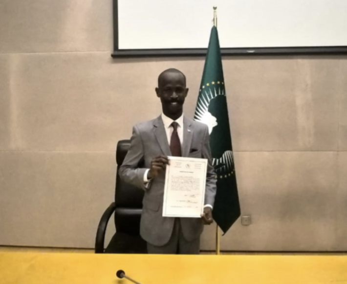 A Resounding Victory for the Pelindaba Treaty as H.E. Gaspard LIYOKO MBOYO officially sworn as the Chairperson of the African Commission on Nuclear Energy (AFCONE).